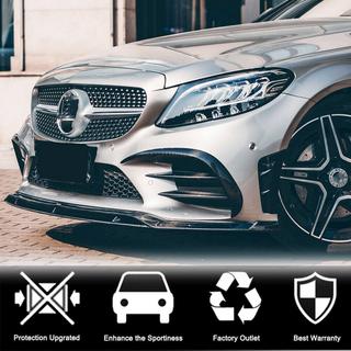 Priekšējā bampera uzlikas V1 (C43 AMG 2019-2021, oglekļa šķiedra) foto 4
