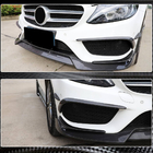 Mercedes C-class W205 2014–2021 Priekšējā bufera uzlikas (C43 AMG 2015-2019, oglekļa šķiedra) foto 3