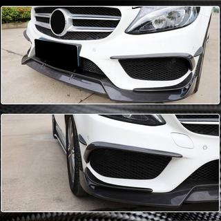 Priekšējā bufera uzlikas (C43 AMG 2015-2019, oglekļa šķiedra) foto 3