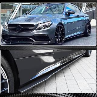 Sānu sliekšņi V2 (C43/C63 AMG 2015-2019, oglekļa šķiedra) foto 2