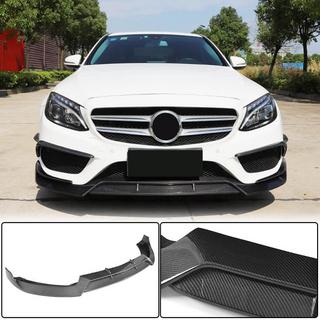 Priekšējā bampera lūpa Lip V2 (C43 AMG 2015-2019, oglekļa šķiedra) foto 1