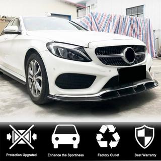 Priekšējā bampera lūpa Lip V3 (C43 AMG 2015-2019, oglekļa šķiedra) foto 2