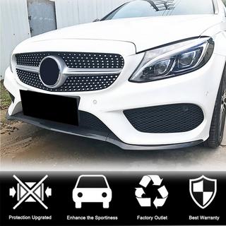 Priekšējā bampera lūpas uzlika Lip V4 (C43 AMG 2015-2019, oglekļa šķiedra) foto 2