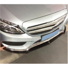 Mercedes C-class W205 2014–2021 Priekšējā bampera lūpas uzlika Lip V6 (C43 AMG 2015-2019, oglekļa šķiedra) foto 5