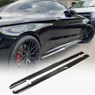 Sānu sliekšņi V4 (C43/C63 AMG 2015-2019, oglekļa šķiedra) foto 1