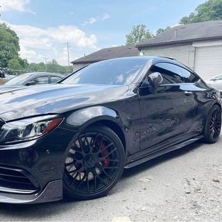 Sānu sliekšņi V4 (C43/C63 AMG 2015-2019, oglekļa šķiedra) foto 2