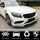 Mercedes C-class W205 2014–2021 Priekšējā bampera lūpa Lip V1 (SD C63 AMG 2015-2019, oglekļa šķiedra) foto 2
