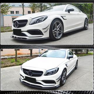 Priekšējā bampera lūpa Lip V1 (SD C63 AMG 2015-2019, oglekļa šķiedra) foto 4