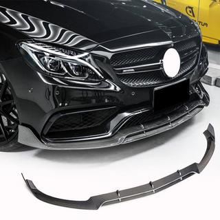 Priekšējā bufera lūpa V4 (SD C63 AMG 2015-2019, oglekļa šķiedra) foto 1