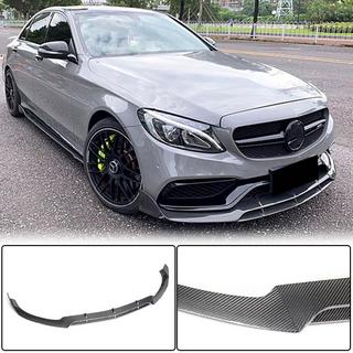 Priekšējā bufera lūpa V4 (SD C63 AMG 2015-2019, oglekļa šķiedra) foto 2