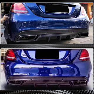 Aizmugurējā bufera difuzors (SD C43/C63 AMG 2015-2019, karbons) foto 3