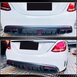 Aizmugurējā bufera difuzors V2 (SD C43/C63 AMG 2015-2019, oglekļa šķiedra) foto 4
