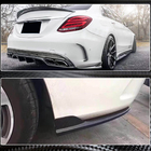 Mercedes C-class W205 2014–2021 Aizmugurējā bampera uzlikas Flap (SD C43/C63 AMG 2015-2019, oglekļa šķiedra) foto 3