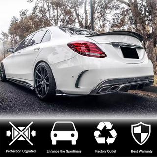 Aizmugurējā bampera uzlikas Flap (SD C43/C63 AMG 2015-2019, oglekļa šķiedra) foto 2