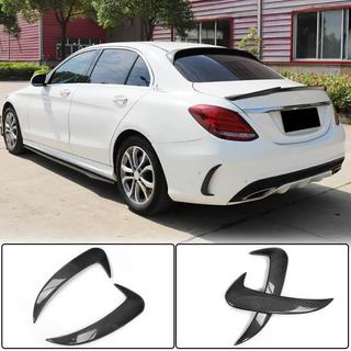 Aizmugurējā bampera uzlikas (SD C43/C63 AMG 2015-2019, oglekļa šķiedra) foto 1