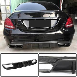 Aizmugurējā bampera difuzors V3 (SD C43/C63 AMG 2015-2019, oglekļa šķiedra) foto 1