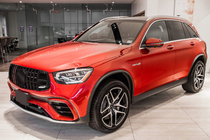 Mercedes GLC X253 2015–2022 Rocket priekšējais radiatora režģis (GLC 43 AMG/GLC 63 AMG/AMG-Line 2019-2022) foto 9