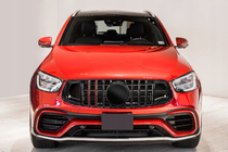 Mercedes GLC X253 2015–2022 Rocket priekšējais radiatora režģis (GLC 43 AMG/GLC 63 AMG/AMG-Line 2019-2022) foto 2