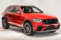 Mercedes GLC X253 2015–2022 Rocket priekšējais radiatora režģis (GLC 43 AMG/GLC 63 AMG/AMG-Line 2019-2022) foto 10