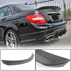 Mercedes C klase W204 2007–2015 Spoileris SD V2 (oglekļa šķiedra) foto 2