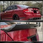 Mercedes C klase W204 2007–2015 Spoileris SD V2 (oglekļa šķiedra) foto 4