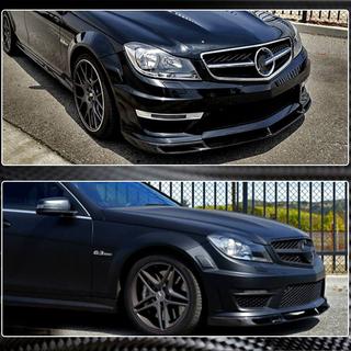 Priekšējā bampera uzlika Lip V1 (AMG 2012-2014, karbons) foto 3