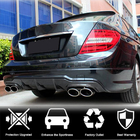 Mercedes C klase W204 2007–2015 Aizmugurējā bampera difuzors V1 (AMG SD/Coupe 2012-2014, oglekļa šķiedra) foto 2