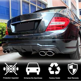 Aizmugurējā bampera difuzors V1 (AMG SD/Coupe 2012-2014, oglekļa šķiedra) foto 2