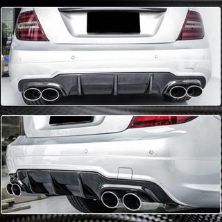 Aizmugurējā bampera difuzors V1 (AMG SD/Coupe 2012-2014, oglekļa šķiedra) foto 4