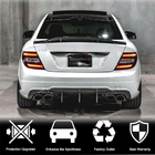 Mercedes C klase W204 2007–2015 Aizmugurējā bampera difuzors V2 (AMG SD/Coupe 2012-2014, oglekļa šķiedra) foto 2