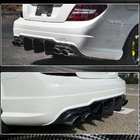 Mercedes C klase W204 2007–2015 Aizmugurējā bampera difuzors V2 (AMG SD/Coupe 2012-2014, oglekļa šķiedra) foto 3
