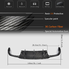 Mercedes C klase W204 2007–2015 Aizmugurējā bampera difuzors V2 (AMG SD/Coupe 2012-2014, oglekļa šķiedra) foto 5