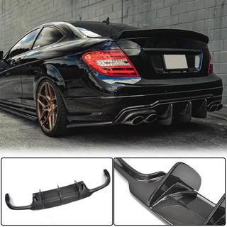 Aizmugurējā bampera difuzors V2 (AMG SD/Coupe 2012-2014, oglekļa šķiedra) foto 1