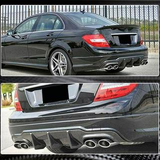 Aizmugurējā bufera difuzors V3 (AMG SD/Coupe 2012-2014, oglekļa šķiedra) foto 4