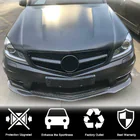 Mercedes C klase W204 2007–2015 Priekšējā bampera lūpa Lip V3 (AMG 2012-2014, oglekļa šķiedra) foto 2