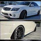Mercedes C klase W204 2007–2015 Sānu sliekšņi (AMG SD, oglekļa šķiedra) foto 4