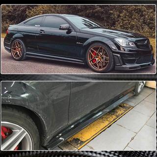 Sānu sliekšņi (AMG SD, oglekļa šķiedra) foto 3