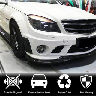 Priekšējā bufera uzlikas (C63 AMG Sedan 2008-2011, oglekļa šķiedra) foto 2