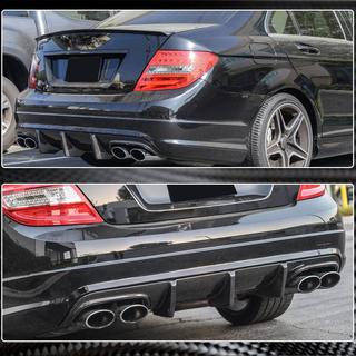 Aizmugurējā bufera difuzors V2 (AMG SD 2008-2011, oglekļa šķiedra) foto 4
