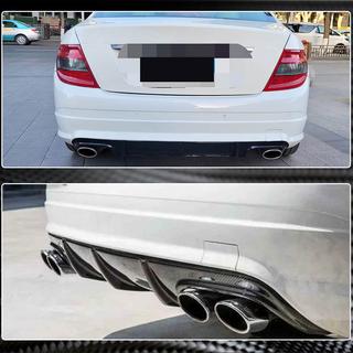 Aizmugurējā bufera difuzors V3 (AMG SD 2008-2011, oglekļa šķiedra) foto 4