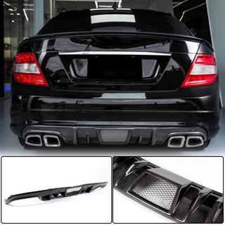 Aizmugurējā bufera difuzors V4 (AMG SD 2008-2011, Carbon) foto 1