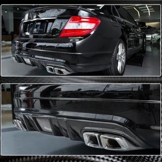 Aizmugurējā bufera difuzors V4 (AMG SD 2008-2011, Carbon) foto 3