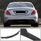 Mercedes S-сlass W222 2013–2022 Spoileris V2 (oglekļa šķiedra) foto 1