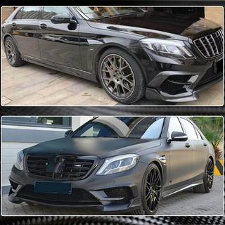Priekšējā bampera uzlikas V1 (S63 AMG 2014-2017, karbons) foto 4
