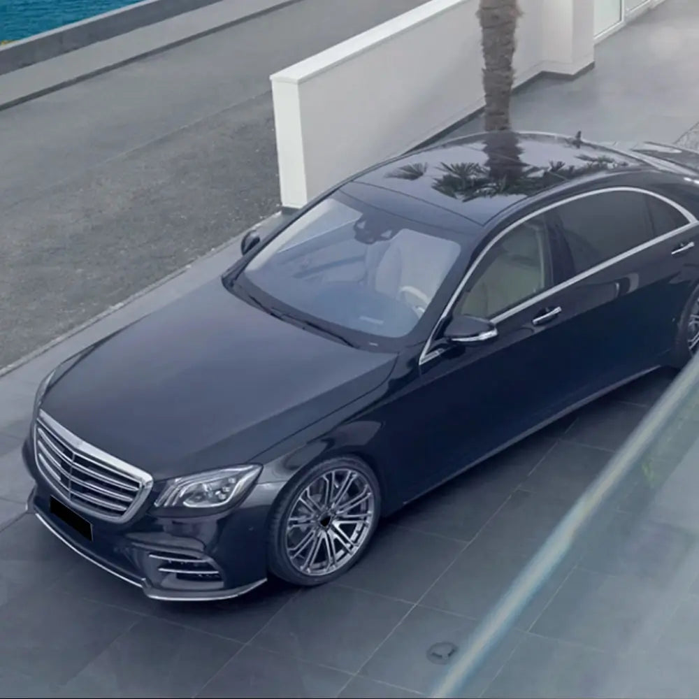 Priekšējā bampera lūpas uzlika (AMG-Line 2018-2022, oglekļa šķiedra) foto 3