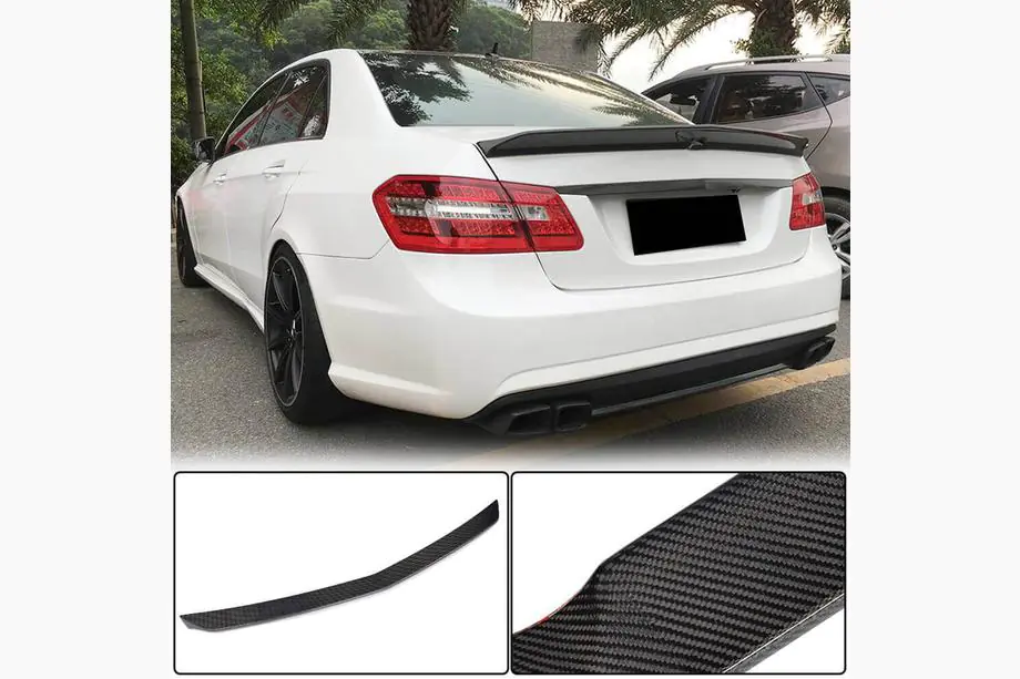 Mercedes E-class W212 2009–2016 Spoileris V1 (ogleklis) Foto 1