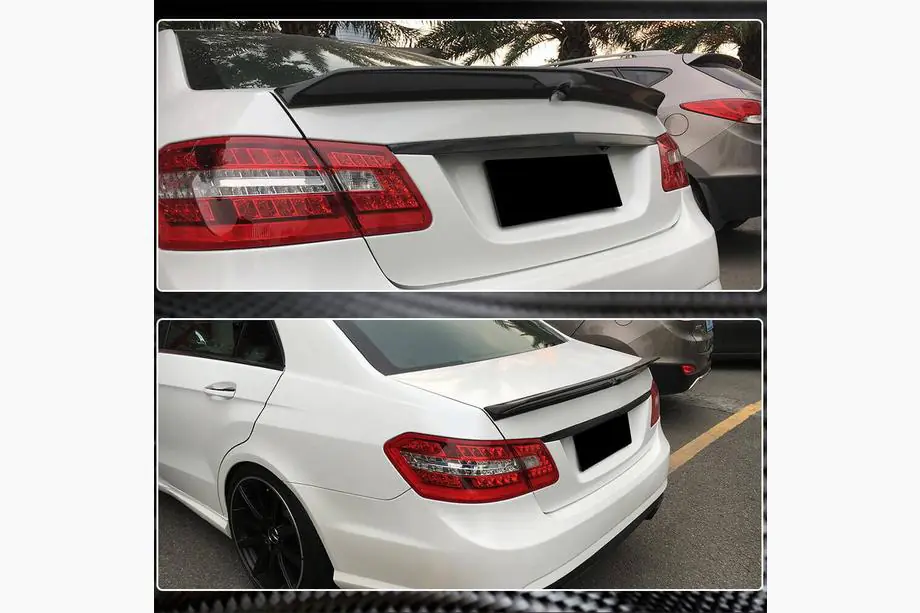Mercedes E-class W212 2009–2016 Spoileris V1 (ogleklis) Foto 4