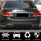 Mercedes E-class W212 2009–2016 Aizmugurējā bampera difuzors V1 (E63 AMG 2013-2016, oglekļa šķiedra) foto 4