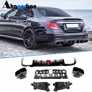Aizmugurējā bampera difuzors ar izplūdes uzgaļiem V1 (AMG/AMG-Line 2016-2019, oglekļa šķiedra) foto 1