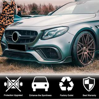 Priekšējā bampera lūpa Lip V1 (E63 AMG 2016-2019, oglekļa šķiedra) foto 2